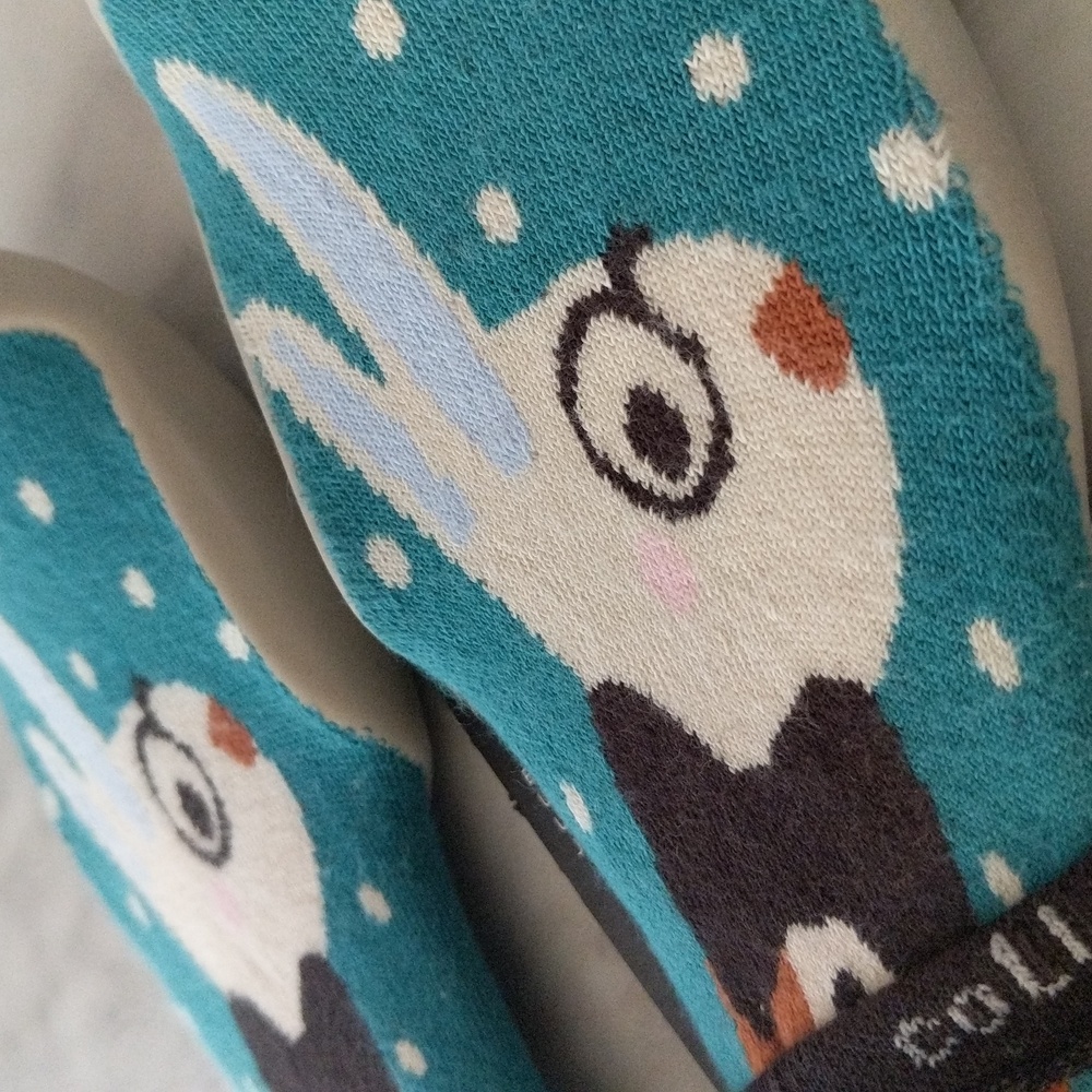 NWT Collegien Rabbit Léo Slippers - Picture 6 of 10